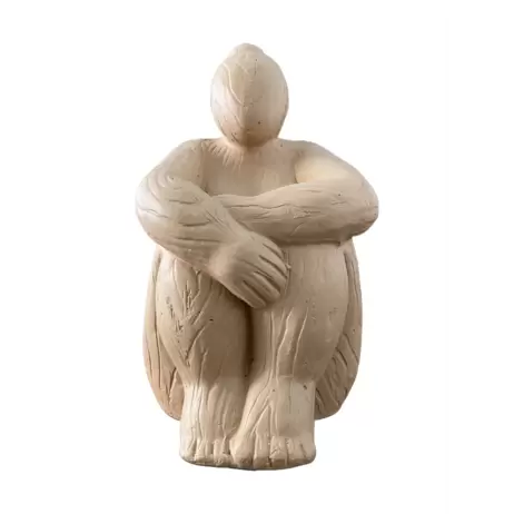 Oferta de Escultura Cimento Gordinha Sentada 22,5X18,5Cm por R$231 em Cecilia Dale