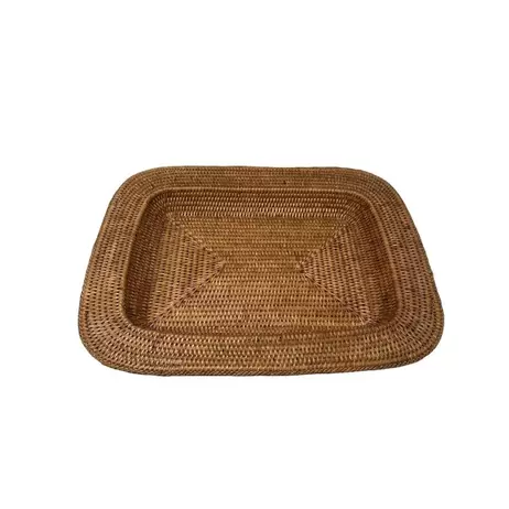 Oferta de Comp.suporte Para Prato Retangular Em Rattan G  46X36X4 Cm por R$149,5 em Cecilia Dale