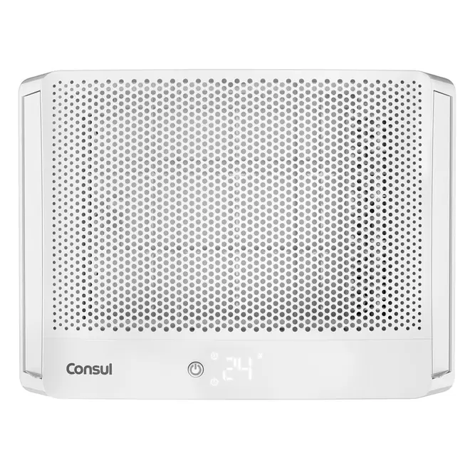 Oferta de Ar condicionado janela 7500 BTUs Consul frio eletrônico com design moderno - CCN07FB por R$1956 em Consul