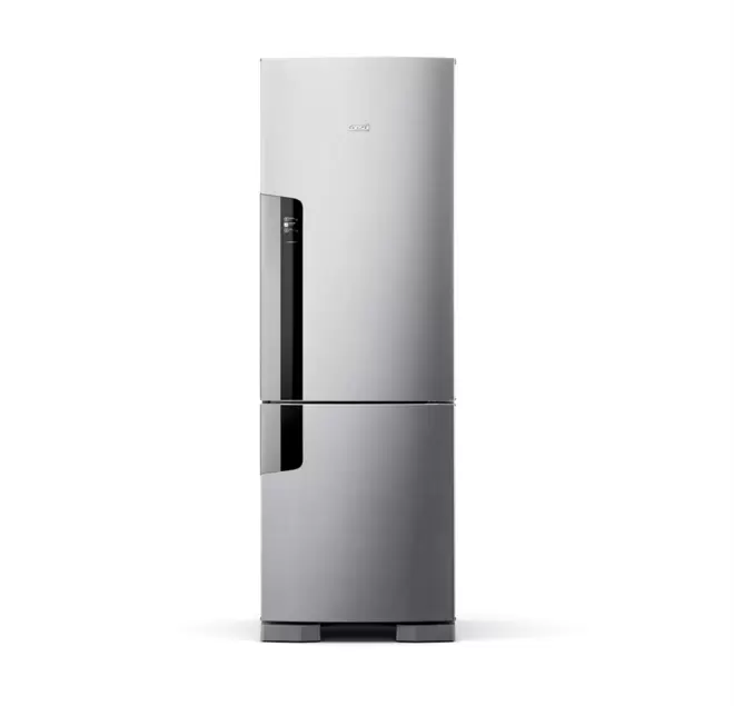 Oferta de Geladeira Consul Frost Free Duplex 397 litros Evox com freezer embaixo - CRE44BK por R$3769 em Consul