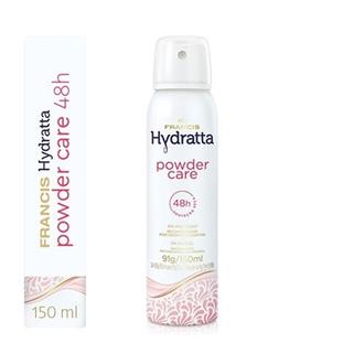 Oferta de Desodorante Aerosol Francis Hydratta Powder Care 48H 150Ml por R$13,99 em Coocerqui
