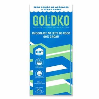 Oferta de Chocolate Gold&Ko 60% Cacau Leite Coco 20G por R$3,93 em Coocerqui