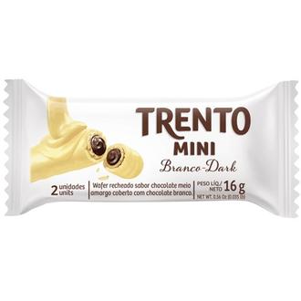 Oferta de Chocolate Trento Dark Branco 16G por R$0,93 em Coocerqui