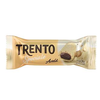 Oferta de Chocolate Wafer Branco Avelã Speciale Trento 26G por R$2,53 em Coocerqui