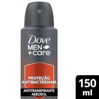Oferta de Desodorante Aerosol Men+Care Proteção Antibacteriana Dove 150Ml por R$18,99 em Coocerqui