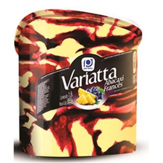 Oferta de Sorvete Perfetto Variatta Abacaxi Francês Embalagem 1,8L por R$27,99 em Coocerqui