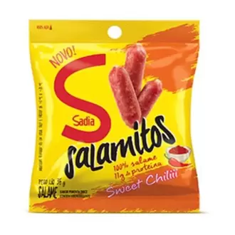 Oferta de Salamitos da Sadia Sweet Chili 36G por R$3,53 em Coocerqui