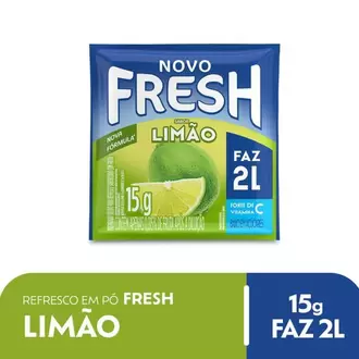 Oferta de Refresco em Pó Sabor Limão Fresh 15gr por R$0,99 em Coocerqui