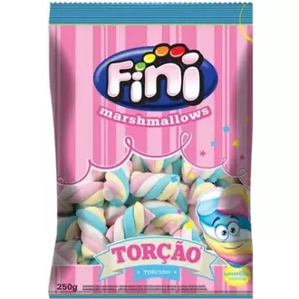 Oferta de Marshmallow Fini Torção Recheadinho 200G por R$12,99 em Coocerqui