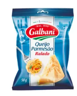 Oferta de Queijo Parmesão Ralado Galbani 50g por R$6,93 em Coocerqui