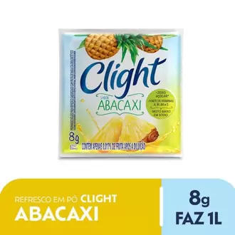 Oferta de Refresco em Pó de Abacaxi sem Açúcar Clight 8g por R$1,29 em Coocerqui