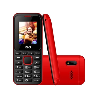 Oferta de Celular Red Mobile Fit Music II M011G Preto/Vermelho Tela 1.... por R$99 em Credimoveis Novolar