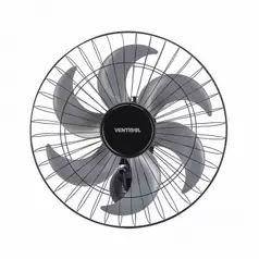 Oferta de Ventilador de Parede Ventisol Steel 50cm com 6 Pás Preto Bi... por R$199 em Credimoveis Novolar