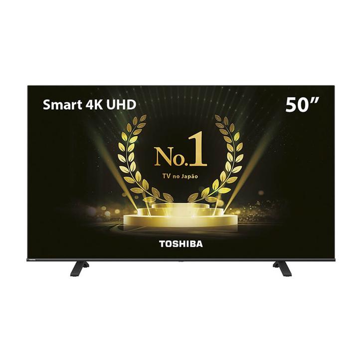 Oferta de Smart TV 50" Toshiba DLED 4K HDMI USB Wi-fi Bluetooth TB022M 50C350L por R$2890 em Cybelar