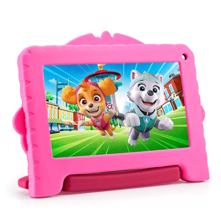 Oferta de Tablet Infantil Patrulha Canina Skye com Case 64GB Wi-Fi Tela 7" Google Kids Space Multi por R$545 em Cybelar