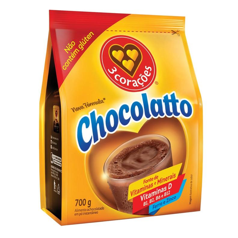 Oferta de Achocolatado Em Pó Chocolatto 3 Corações 700G por R$12,98 em D'avó Supermercado