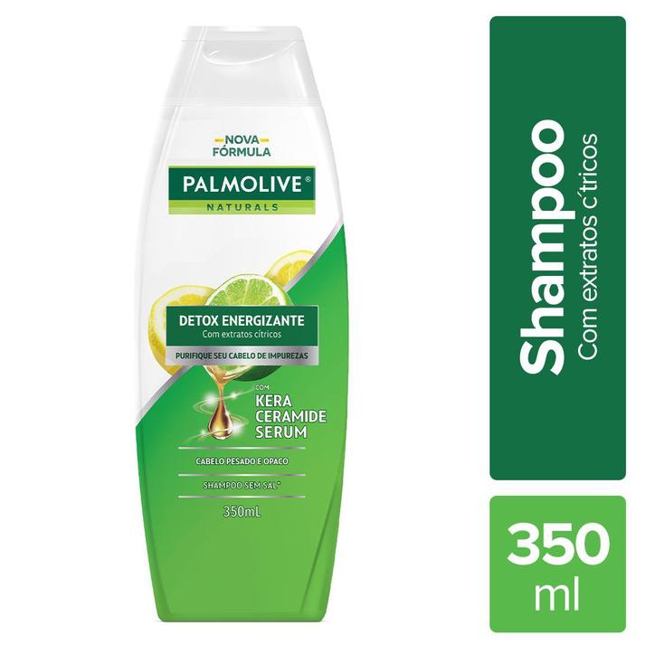 Oferta de Shampoo Palmolive Naturals Detox Energizante Frasco 350Ml por R$8,49 em D'avó Supermercado