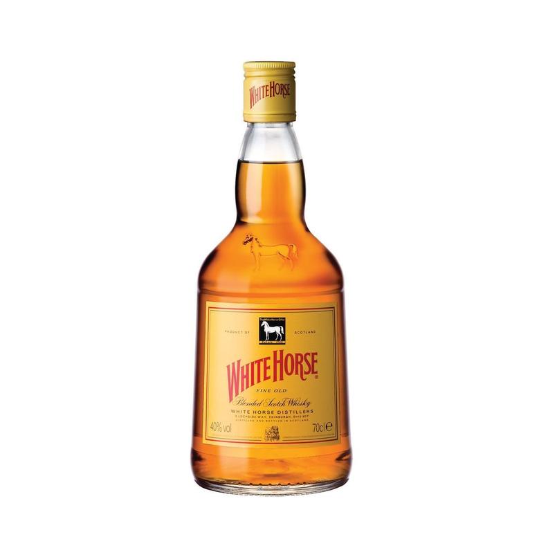 Oferta de Whisky Escocês Blended White Horse Garrafa 1L por R$74,9 em D'avó Supermercado