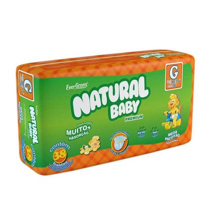 Oferta de Fralda Natural Baby Premium Gd 38Un por R$28,9 em D'avó Supermercado