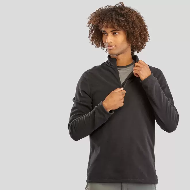 Oferta de Blusa Fleece Térmica Básica Masculina de Trilha por R$99,99 em Decathlon