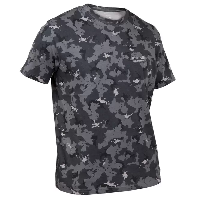 Oferta de T-shirt Caça SG100 WL Camuflado Verde por R$79,99 em Decathlon