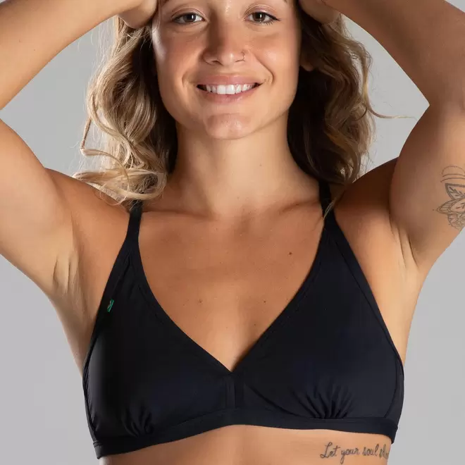 Oferta de Biquíni Feminino de Surf Top Cruzado Olaian por R$79,99 em Decathlon