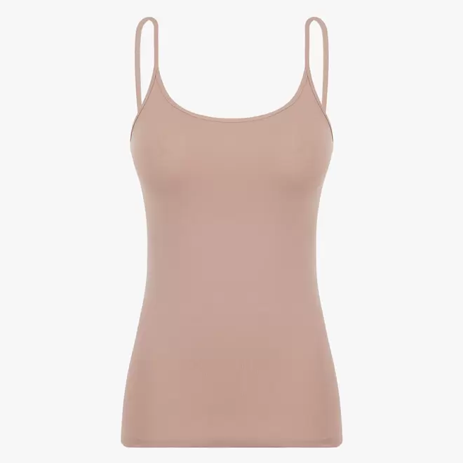 Oferta de Camisete Sem Costura Alças Finas Feminino por R$39,99 em Di Gaspi