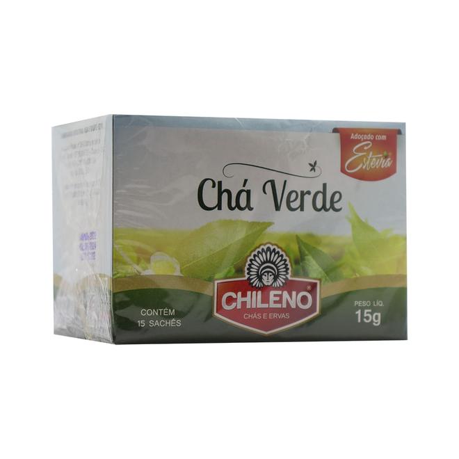 Oferta de Chá Chileno Verde Stevia 15 Sachês por R$5,99 em Drogaria Santa Marta