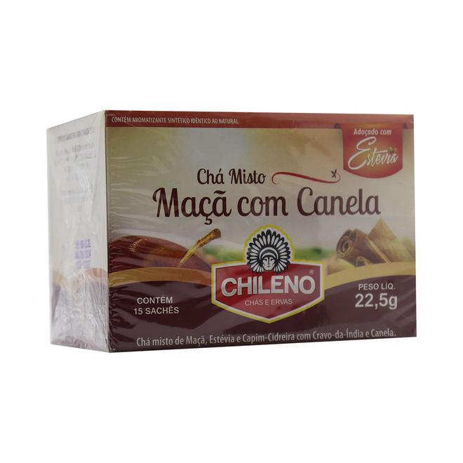 Oferta de Chá Chileno Misto Maçã com Canela Stevia 15 Sachês por R$5,99 em Drogaria Santa Marta