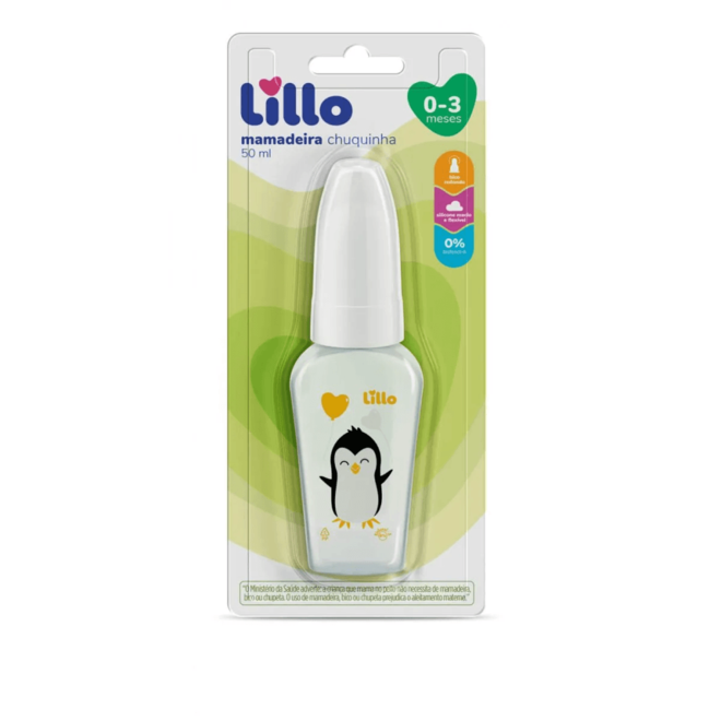 Oferta de Lillo Mamadeira Miniform Primeiros Passos Silicone 50 ml - Neutra, Lillo, Branco por R$25,99 em Drogaria Santa Marta
