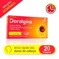 Oferta de Doralgina 20 drágeas por R$10,19 em Drogaria Venancio