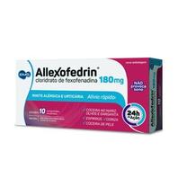 Oferta de Allexofedrin 180mg Ems 10 Comprimidos Revestidos por R$28,99 em Drogaria Venancio