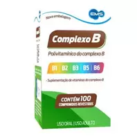 Oferta de Polivitamínico do Complexo B Ems 100 Comprimidos Revestidos por R$19,99 em Drogaria Venancio