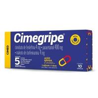 Oferta de Cimegripe Cimed 10 Cápsulas por R$6,33 em Drogaria Venancio