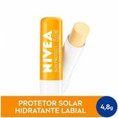 Oferta de Protetor Solar Labial Hidratante Nivea Sun Protect FPS 30 com 4,8g por R$25,19 em Drogasil