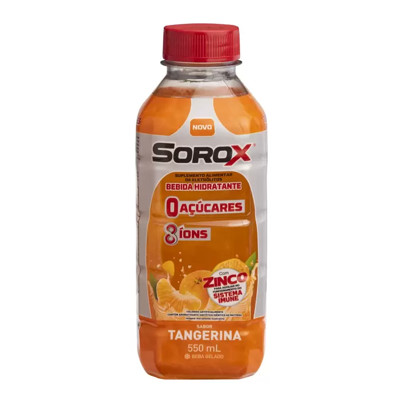 Oferta de Isotônico Sorox Tangerina 550ml por R$12,99 em Drogasil
