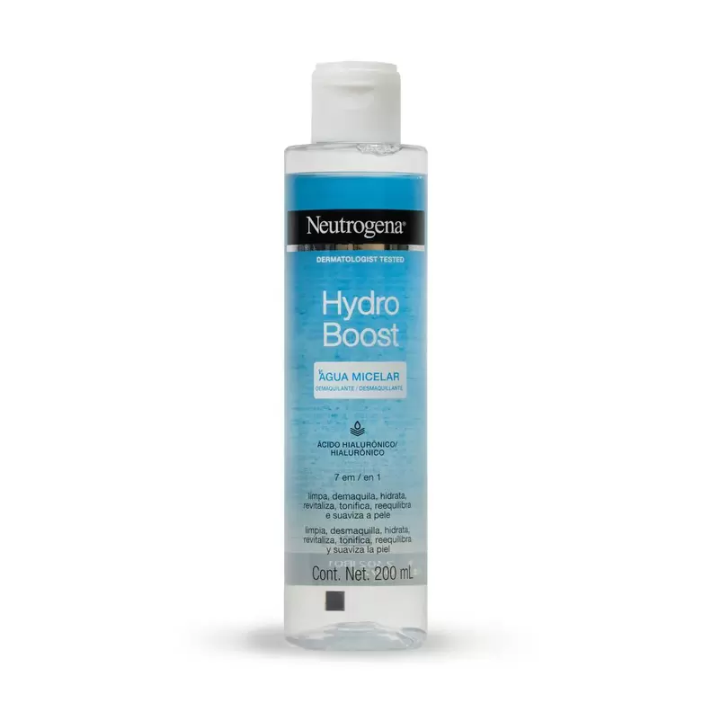 Oferta de Água Micelar Neutrogena Hydro Boost 7 em 1 Demaquilante com 200ml por R$48,99 em Drogasil
