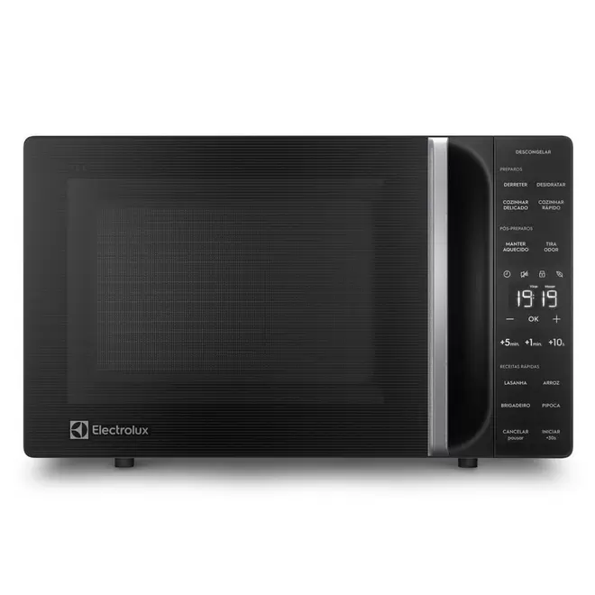 Oferta de Micro-ondas Electrolux 23L Preto Efficient com Descongelamento Assistido (ME23P) por R$549 em Electrolux