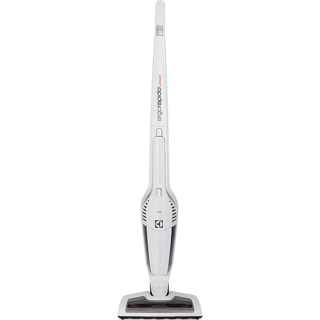 Oferta de Aspirador de Pó Vertical Sem Fio Electrolux Ergorapido 2 em 1 Cyclone até 21 min Branco (ERG21) por R$559 em Electrolux