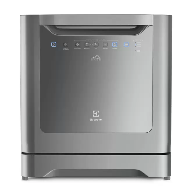 Oferta de Lava-Louças Electrolux 8 Serviços Inox Compacta com Programa Eco (LE08S) por R$2599 em Electrolux