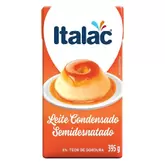 Oferta de Leite Condensado Semidesnatado Italac 395g por R$5,99 em Enxuto