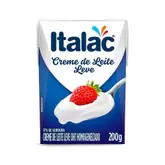 Oferta de Creme De Leite Italac 200g por R$2,99 em Enxuto