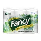 Oferta de Papel Higiênico Fancy 30m Com 12 Unidades por R$13,99 em Enxuto