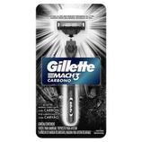 Oferta de Aparelho Gillette Barbear Mach3 Com 1+1 Refil Carbono por R$28,9 em Farmácia Preço Popular