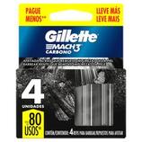 Oferta de Lamina Gillette Mach3 Com 4 Leve + Pague- Carbono Especial por R$52,8 em Farmácia Preço Popular