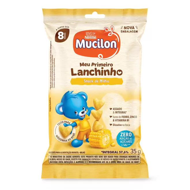 Oferta de Snack Mucilon Tradicional 35g por R$3,95 em Farmácia Preço Popular