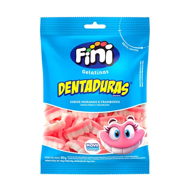 Oferta de Fini Gelatina 90gr Dentaduras por R$7,99 em Farmácia Preço Popular