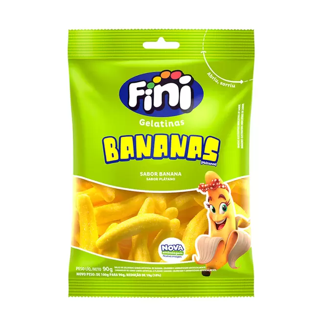 Oferta de Fini Gelatina 90gr Banana por R$7,99 em Farmácia Preço Popular