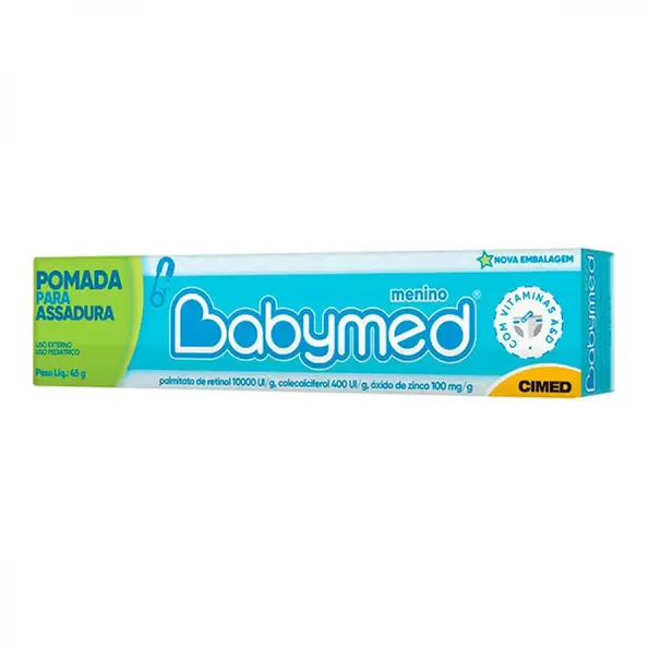 Oferta de Babymed Pomada Azul 45g por R$7,19 em Farmácia Preço Popular