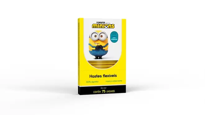 Oferta de Hastes Flexiveis Cremer Minions Com 75 Unidades por R$3,59 em Farmácia Preço Popular